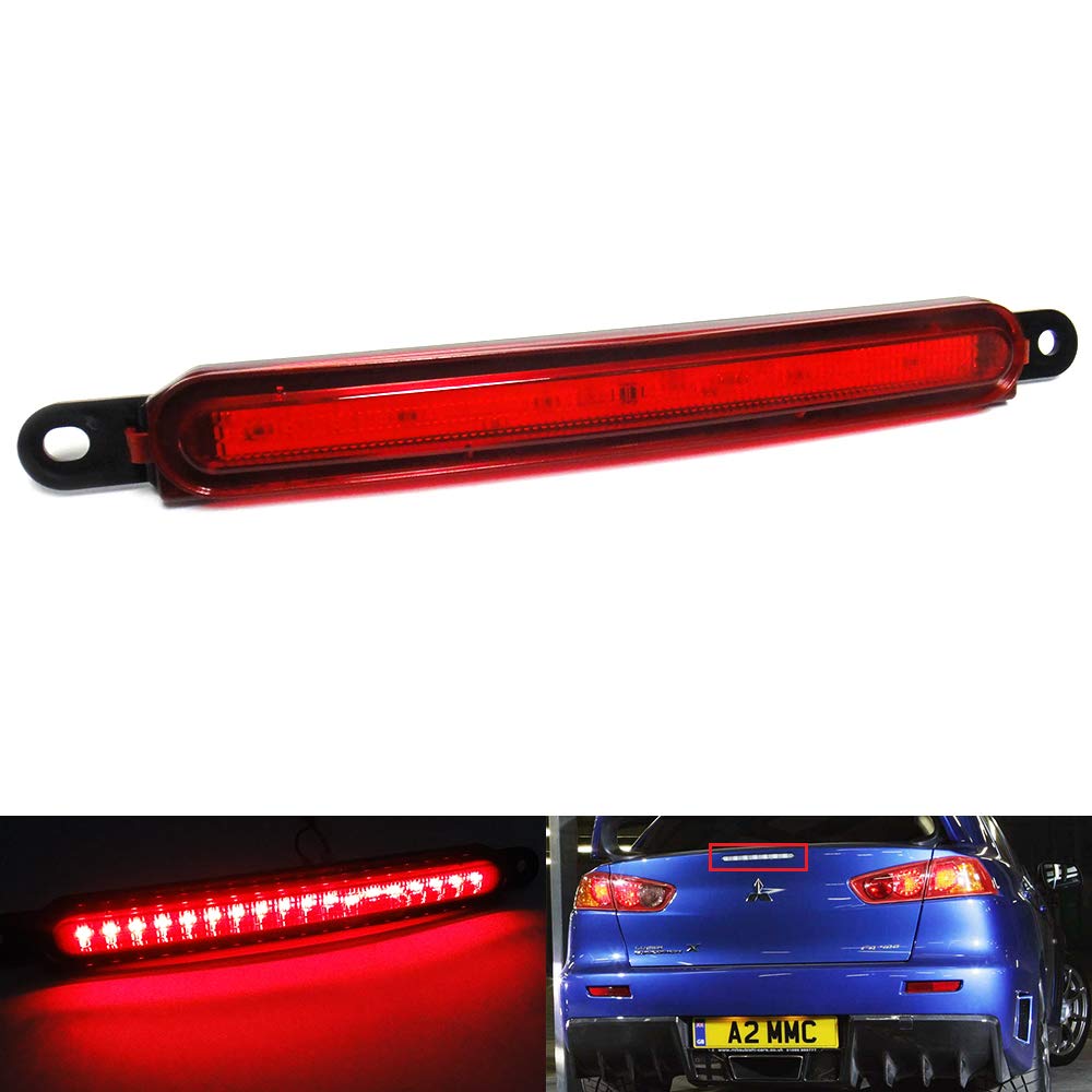 3ème feu stop LED rouge Lancer pour coffre de Mitsubishi Lancer berline et EVO X 2008-2016 - 7