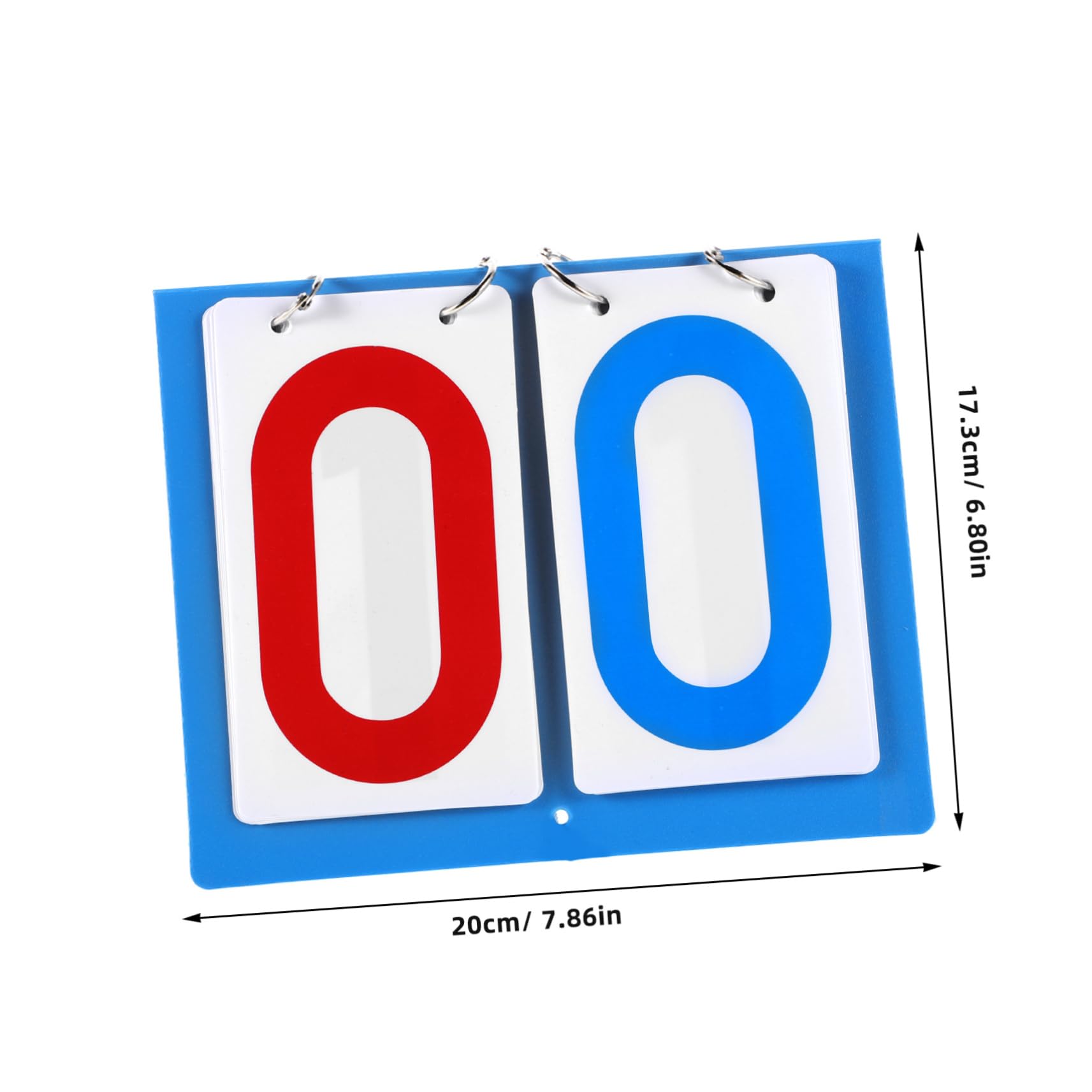 Toddmomy Portable Tabletop Sports Scoreboard Flipper Durable Scorekeeper for Volleyball Basketball Tennis Badminton and Games Numerical Display