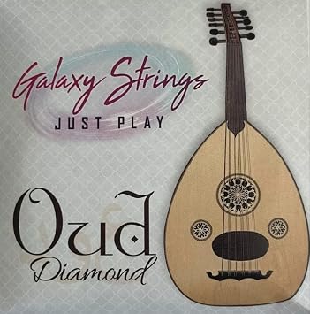 Galaxy oud strings, Diamond 12 strings Nylon and silver-plated, tune FF, by maria stores Inc.