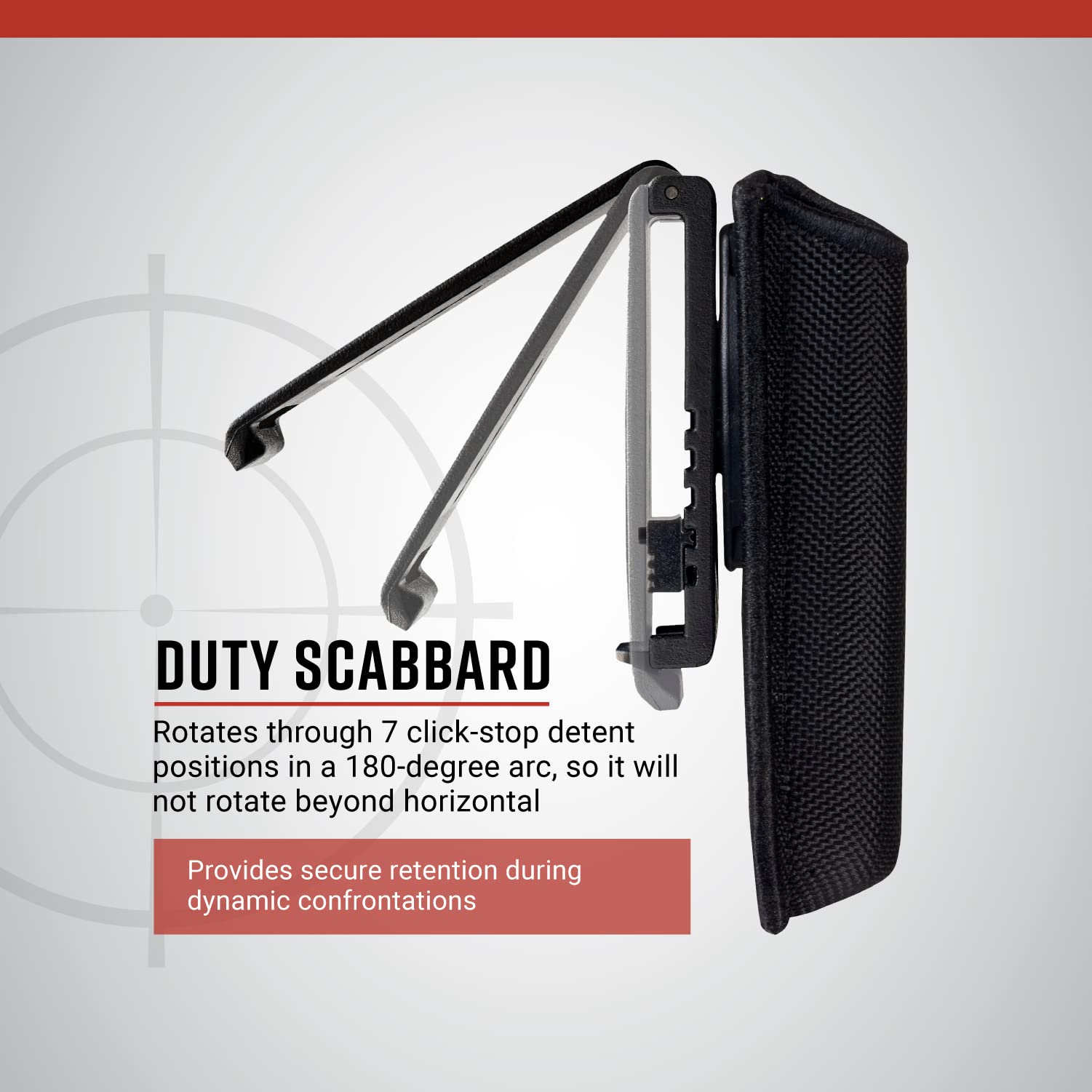 ASP Duty Scabbard For A50 Or P21 Expandable Batons