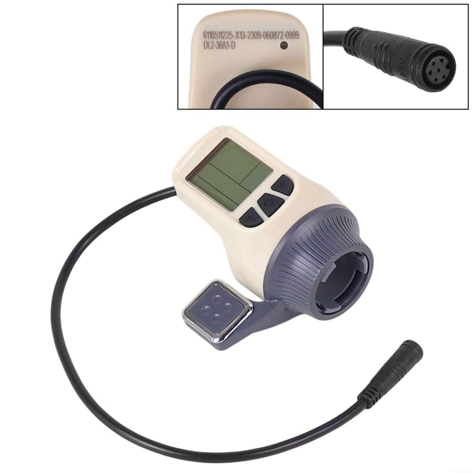 Accélérateur en plastique, écran LCD pour trottinette électrique INOKIM LIGHT 2, résistant à l'usure (noir)