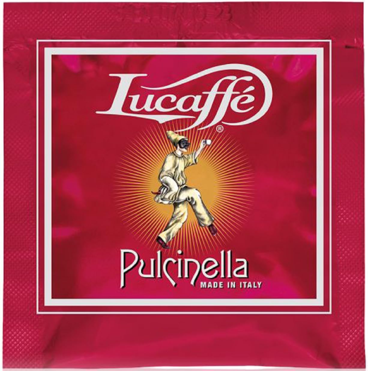 Lucaffe' Pulcinella ESE Espresso Paper Pods 40 Count in bulk Packaging (pack of 1)