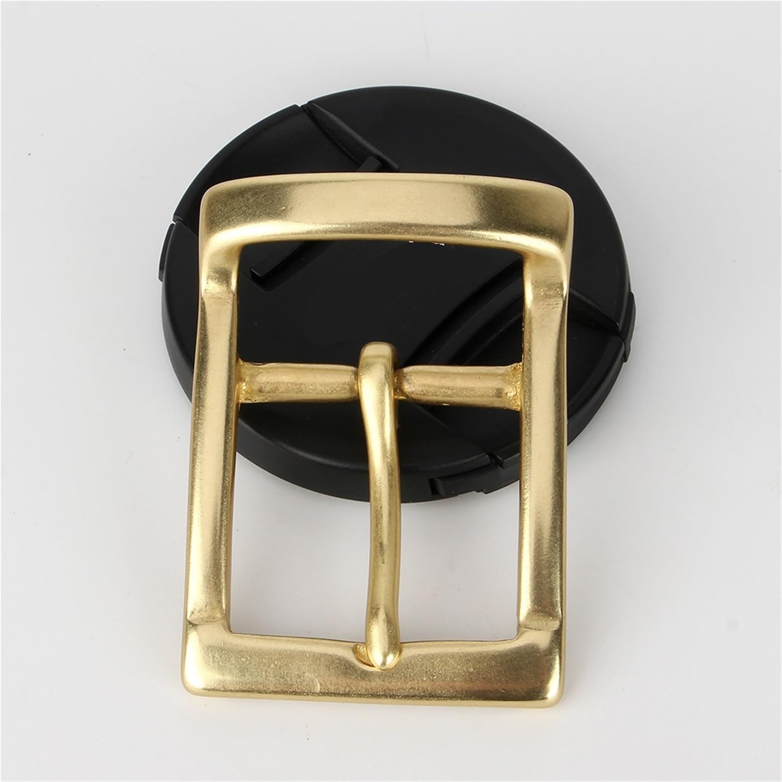 12 pcs Solid Brass 40mm Belt Buckle para Cinturones | Men's Waistband Head Single Pin Buckle For Leather Craft Belt Parts Webbing DIY Leather