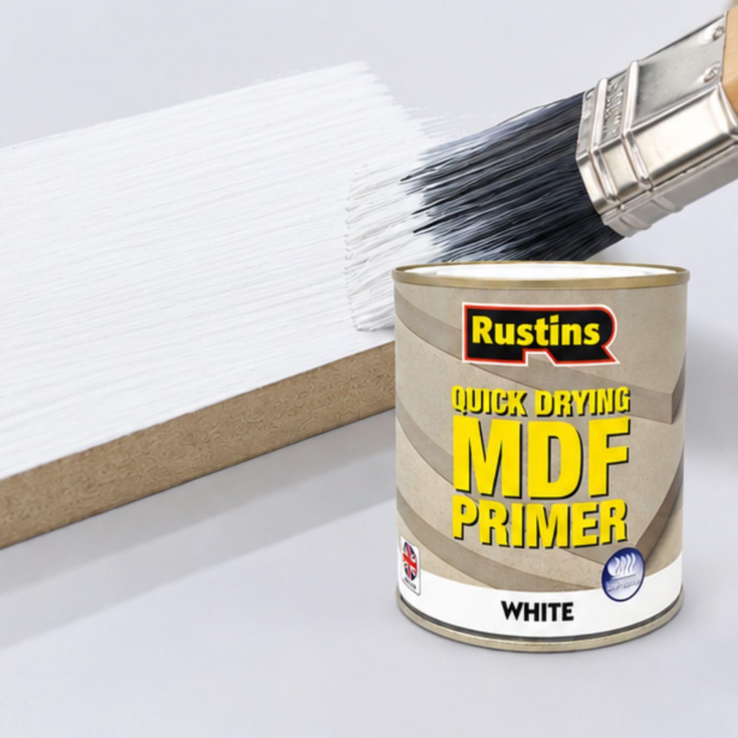 RUSTINS Apprêt blanc MDF à séchage rapide 500 ml