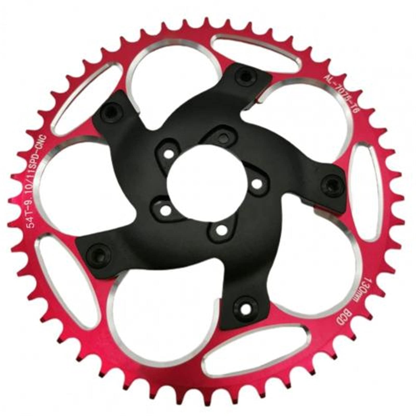 Rotor Q-ring Aero 130bcd buiten kettingblad-zwart-50 bij de Racefiets en MTB specialist