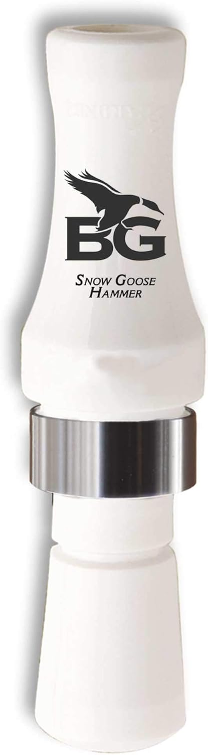 BGC Snow Goose Call - White - Polycarbonate