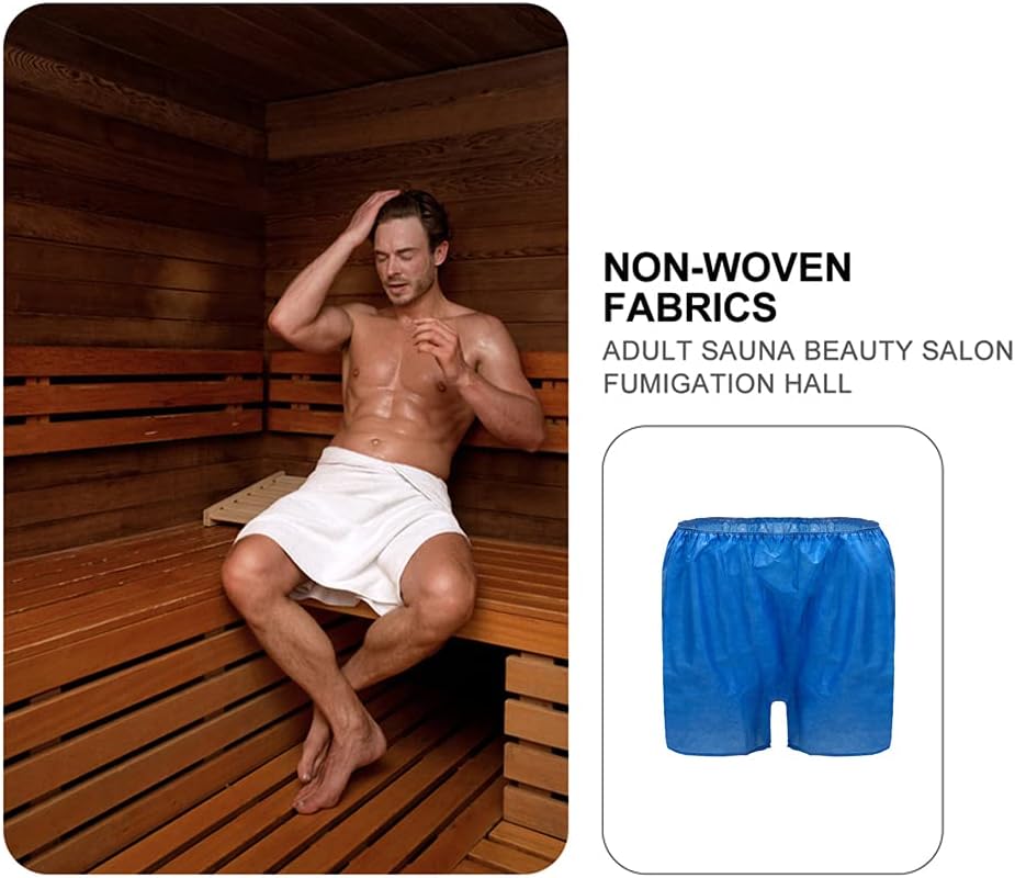 50 Pack Men Spa Disposable Panties Breathable Underpants Boxer Briefs Panty//11 - Image 2