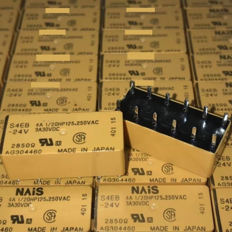 Relais S4EB-24V 24VDC commutateur 12PIN composant électronique pour automatisme