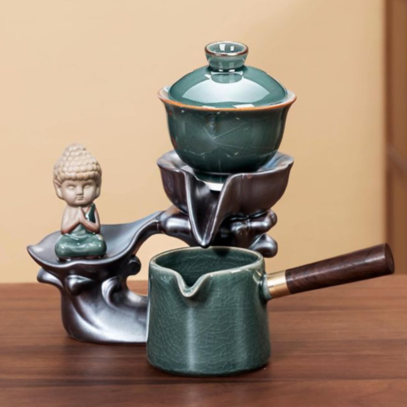 Półautomatyczny zestaw do herbaty, 150 ml, zaparzacz do herbaty Kungfu do domowego biura
