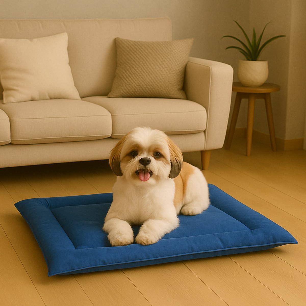 Cama Caminha Colchonete Rosa Pequeno 70x50cm para Cachorro e Gato de Suede Lavável Almofada Pet Macia Confortável