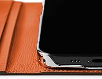 Vista 7 de BONAVENTURA 】Funda para iPhone 14 Noblessa Diary [Etoupe x Orange] BODN14-ETOR