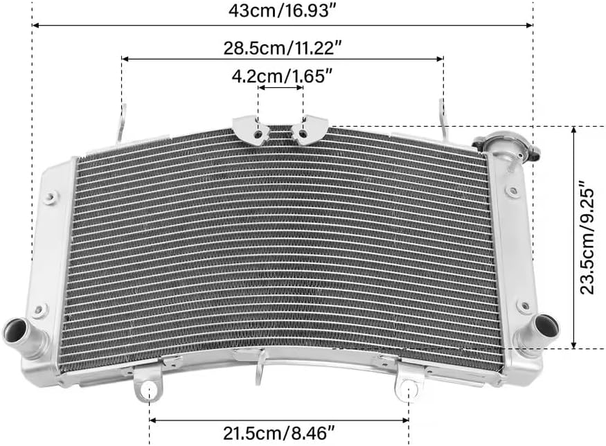 Motorcycle Aluminium Radiator Cooler Cooling Water Tank For Suzuki Hayabusa GSX1300R GSX 1300R 2022-2024 Component