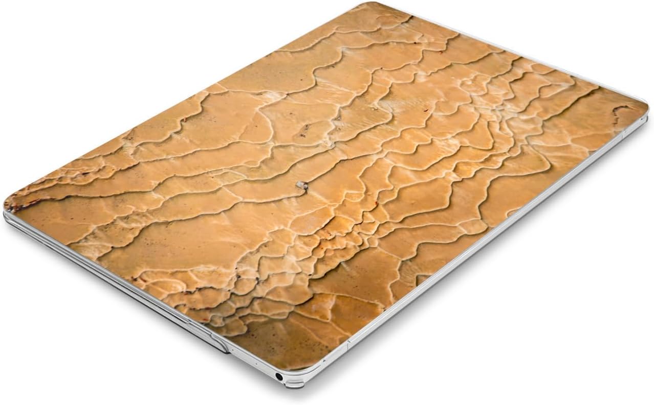 Hard Case Compatible for MacBook Pro 16 14 M3 M2 2023 M1 Pro 13 2022 Air 13 2021 Retina 2020 Mac 11 12 Yellow Abstract Top Touch Bar Pattern Design Art Cover Print Texture Stone t0352