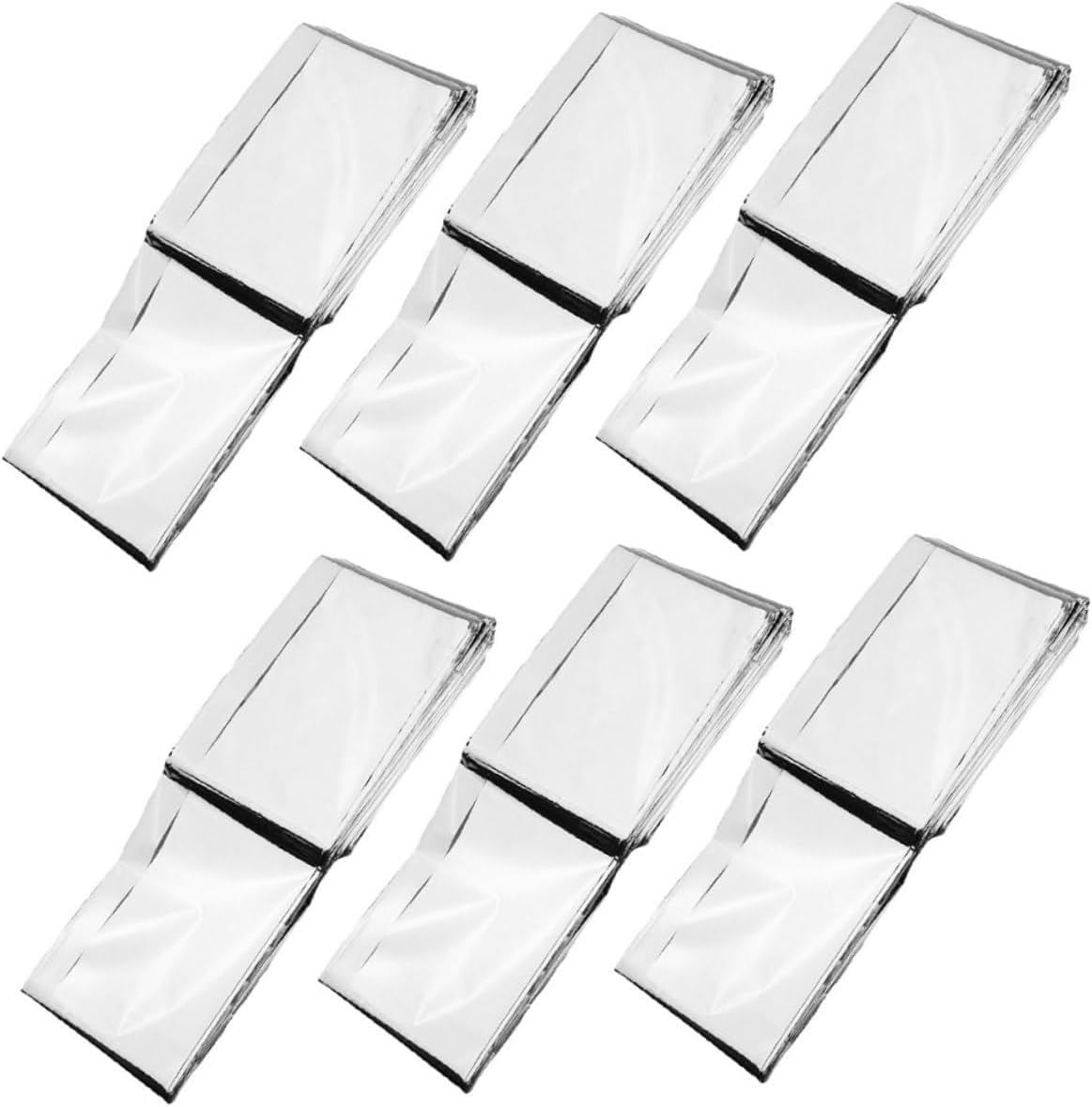 6pcs Reflective Planting Film for Greenhouse Use Pe Garden Film for Plant Growth Portable Warm Keeping Sheet for Frost Wind Resistance