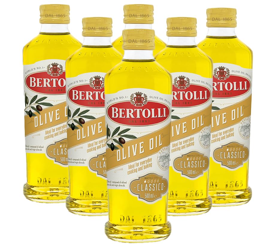 Classic Olive Oil, Classico, Bottle, Bulk Pack of 6 x 500 ml