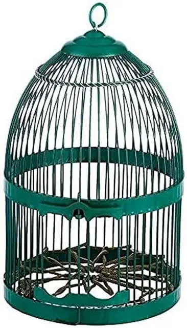 Jaula de Reclamo para Perdices Sin Repisa - Fabricada en Alambre Verde