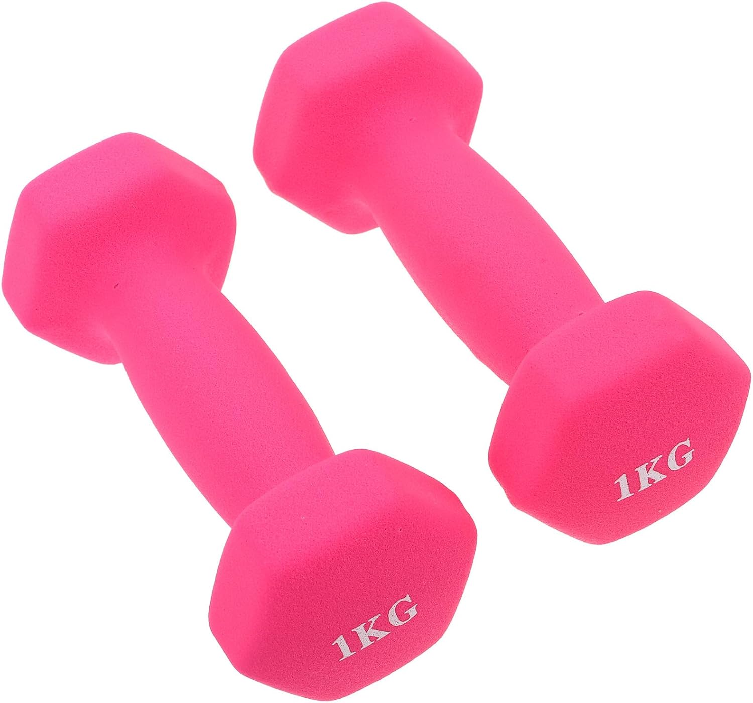 VICASKY Cast Iron Dumbbells Set 1kg Non-slip Hand Weights for Men and Women Home Workout Arm and Shoulder Strength Training Fitness Equipment