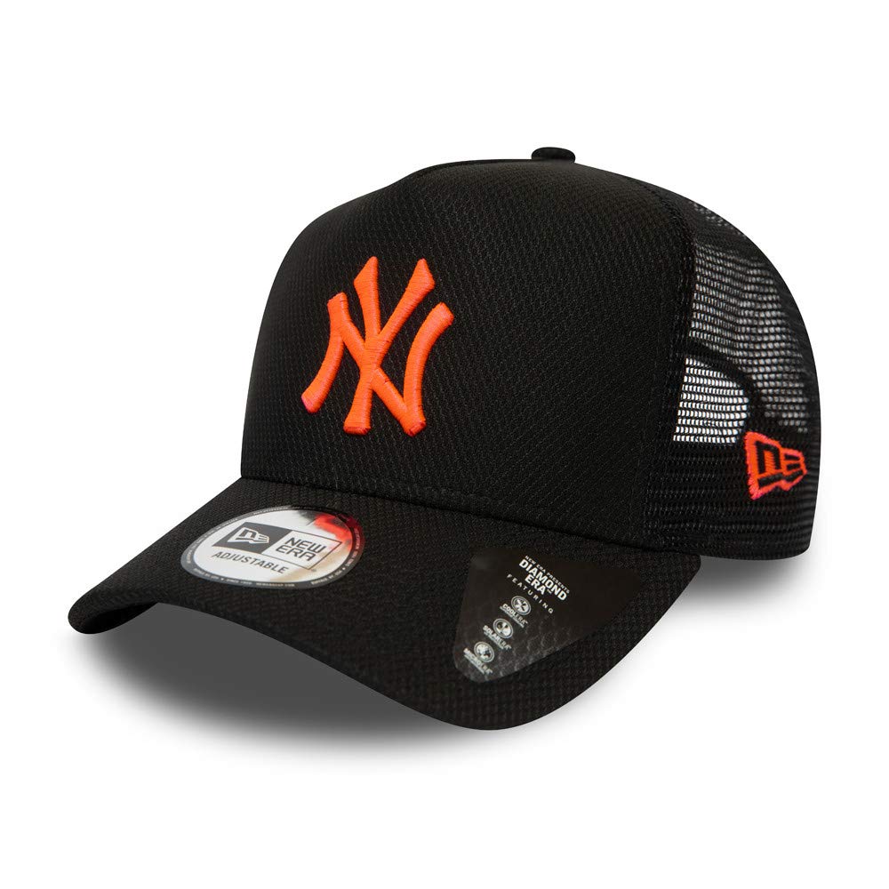 New Era New York Yankees MLB Cap Kappe Trucker Baseball Diamond Era Schwarz Neon Pink - One-Size — image 1