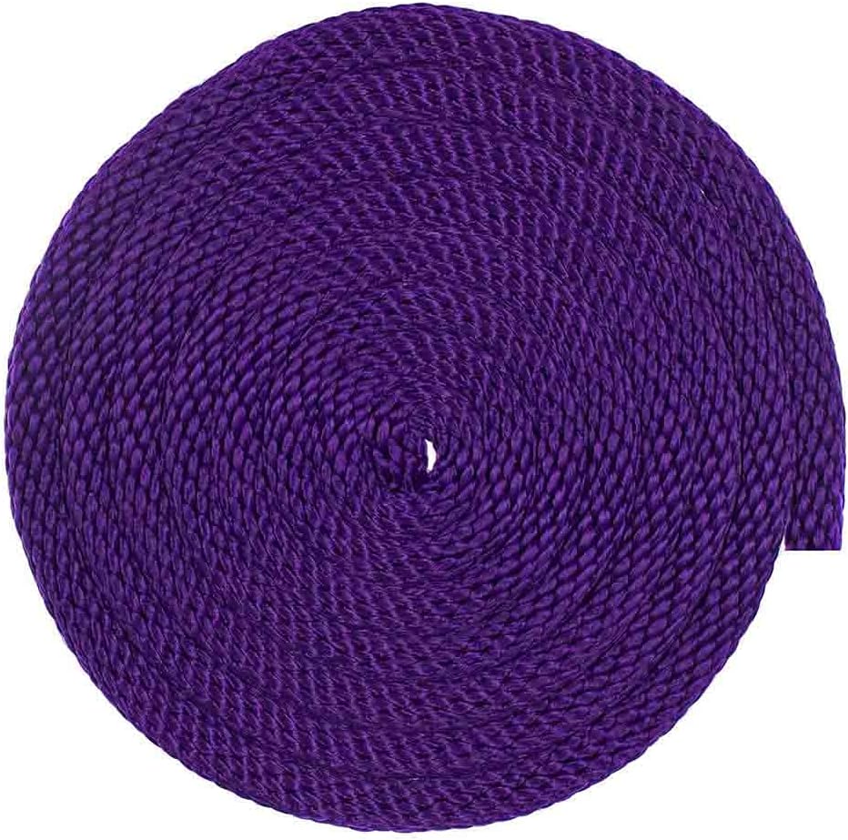 Rope and Cord Solid Braid Multifilament Polypropylene Rope- 5/8 Inch- Over 20 Colors
