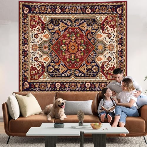 Apdidl Boho Hippie Wall Tapestry for Bedroom Aesthetic, Indian Bohemian Tapestries Art Decor, Vintage Orange Mandala Floral Blanket Cool Vertical Wall Hanging for Living Room Dorm 36" X 48" Apdidl Boho Hippie Wall Tapestry for Bedroom Aesthetic, Indian Bohemian Tapestries Art Decor, Vintage Orange Mandala Floral Blanket Cool Vertical Wall Hanging for Living Room Dorm 36" X 48"