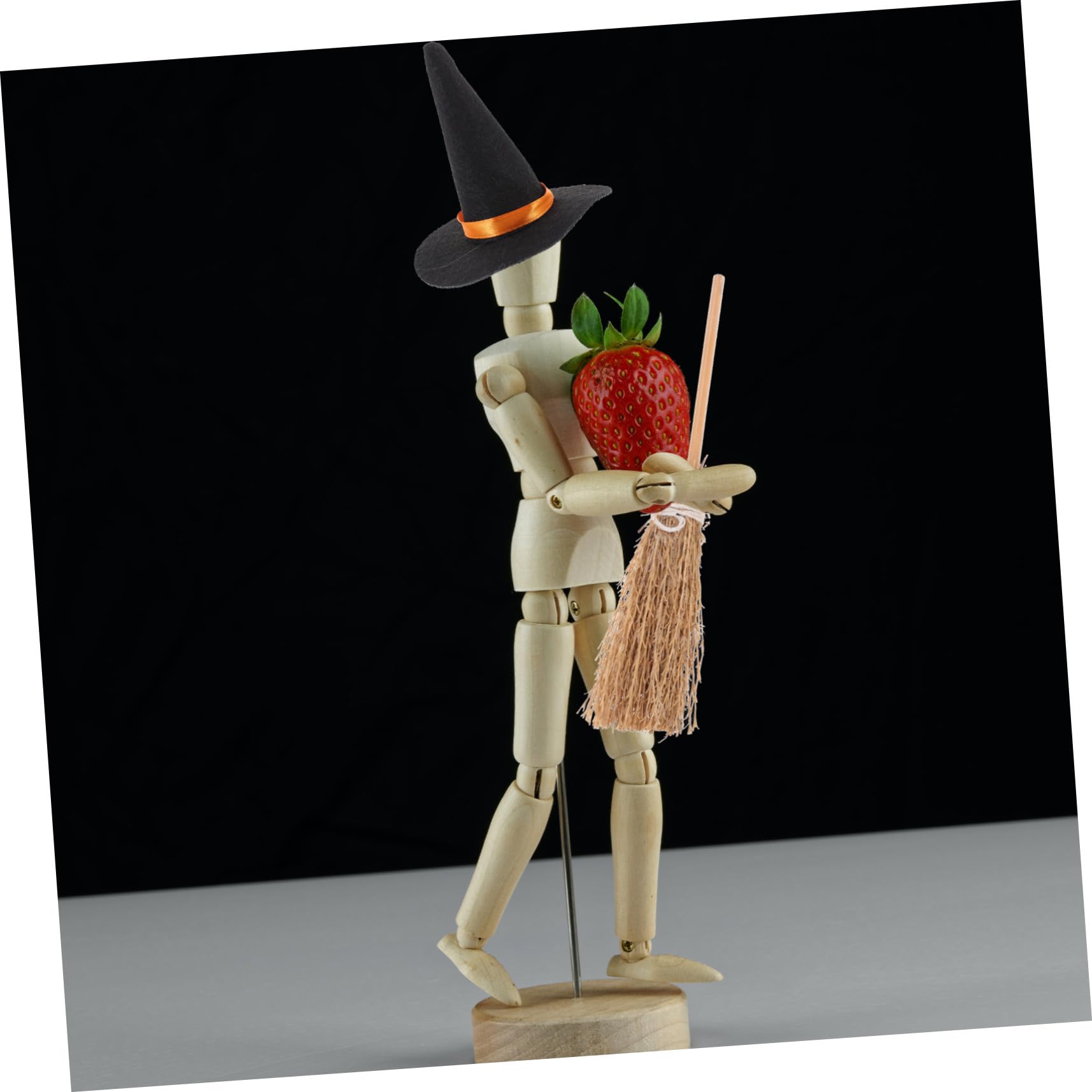 6 Set Di Cappelli Decorazioni Di Halloween Mini Cappelli Da Strega Scopa Da Strega Da Te Per Di Halloween Miniatura Per