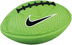 Bola de Futebol Americano Nike 500 Mini 4.0 FB 5 - Verde com Preta