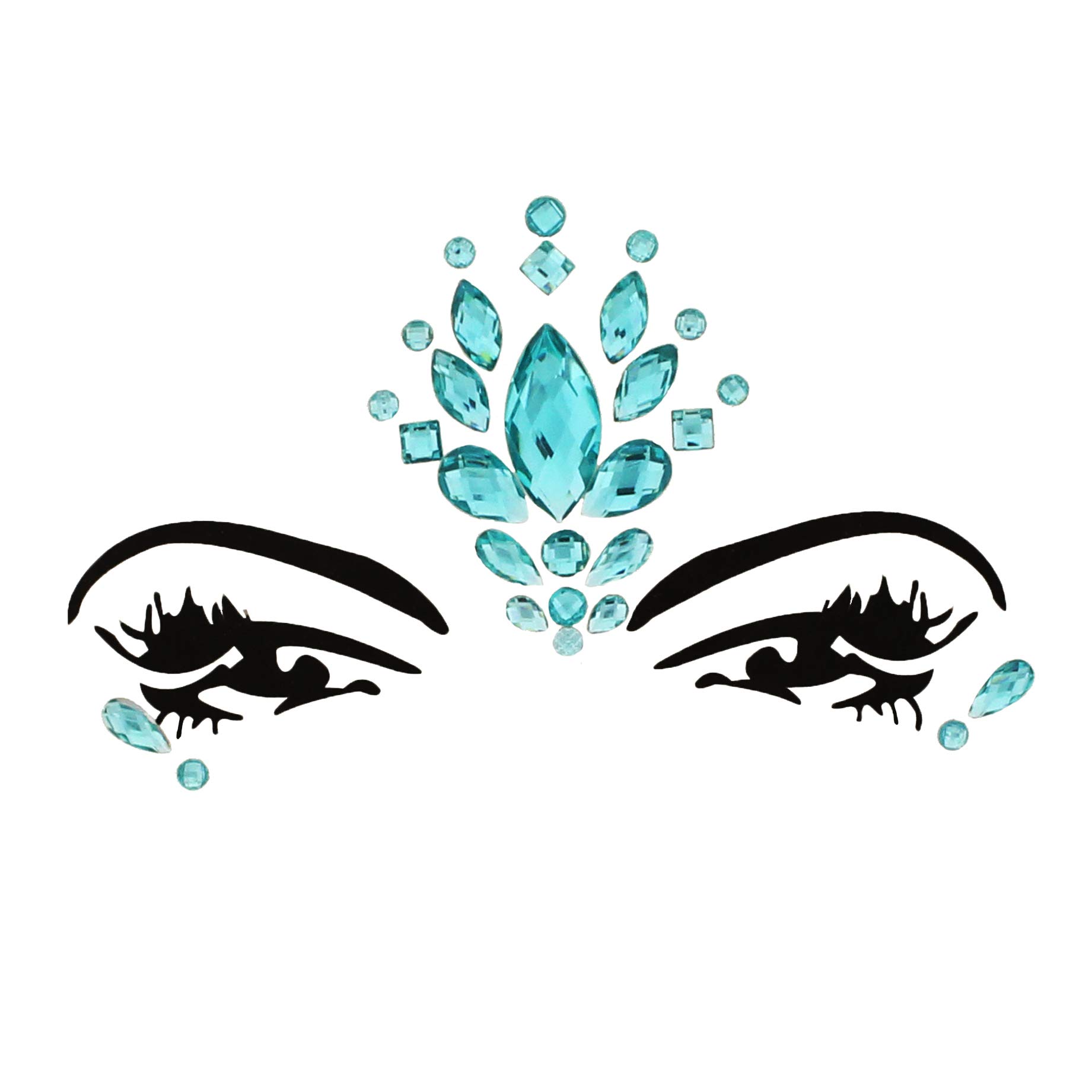 Zac's Alter Ego Crystal Stone Festival Face Gems/Jewels - Festival Body Art