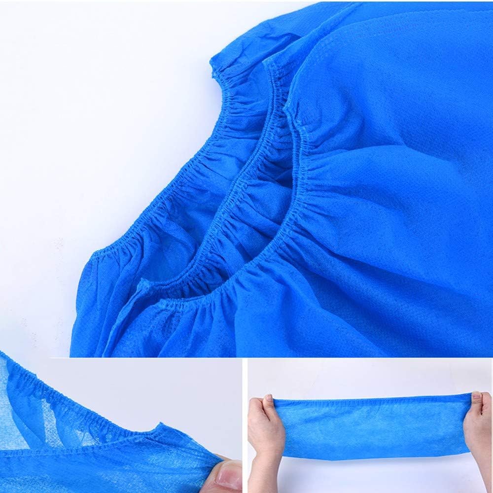 200Pcs Cubre Zapatos Desechables a Prueba de Polvo Impermeables Antideslizantes Cubrebotas No Tejidas Cubrebotas para Construcción Médica Lugar de Trabajo