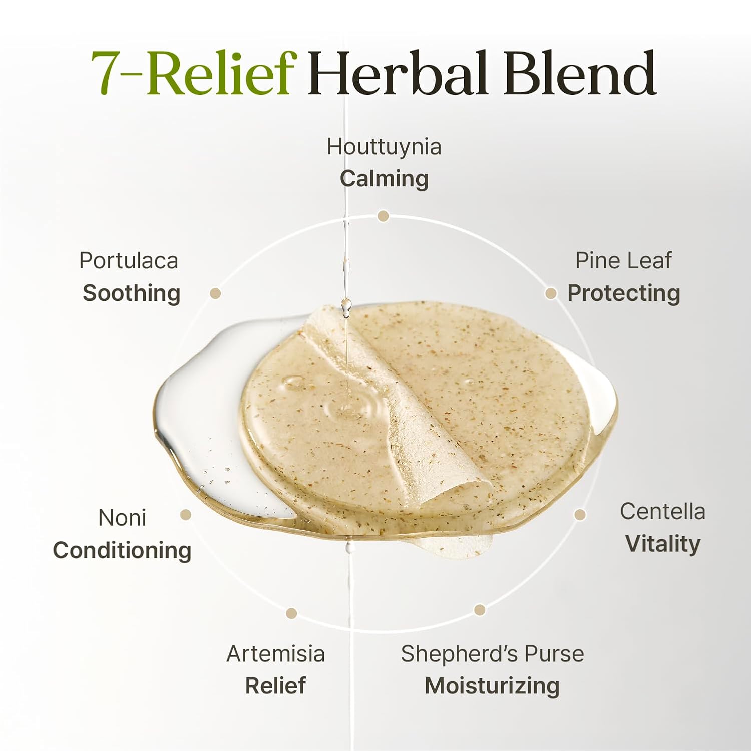 7 Relief Ampoule Pad (100 pads) – Quick Calming & Soothing Serum-Infused Toner Pads with 7 Herbal Blend, Moisturizing Comfort for Stressed and Sensitive Skin | Family-Friendly, Korean Skincare - Image 5