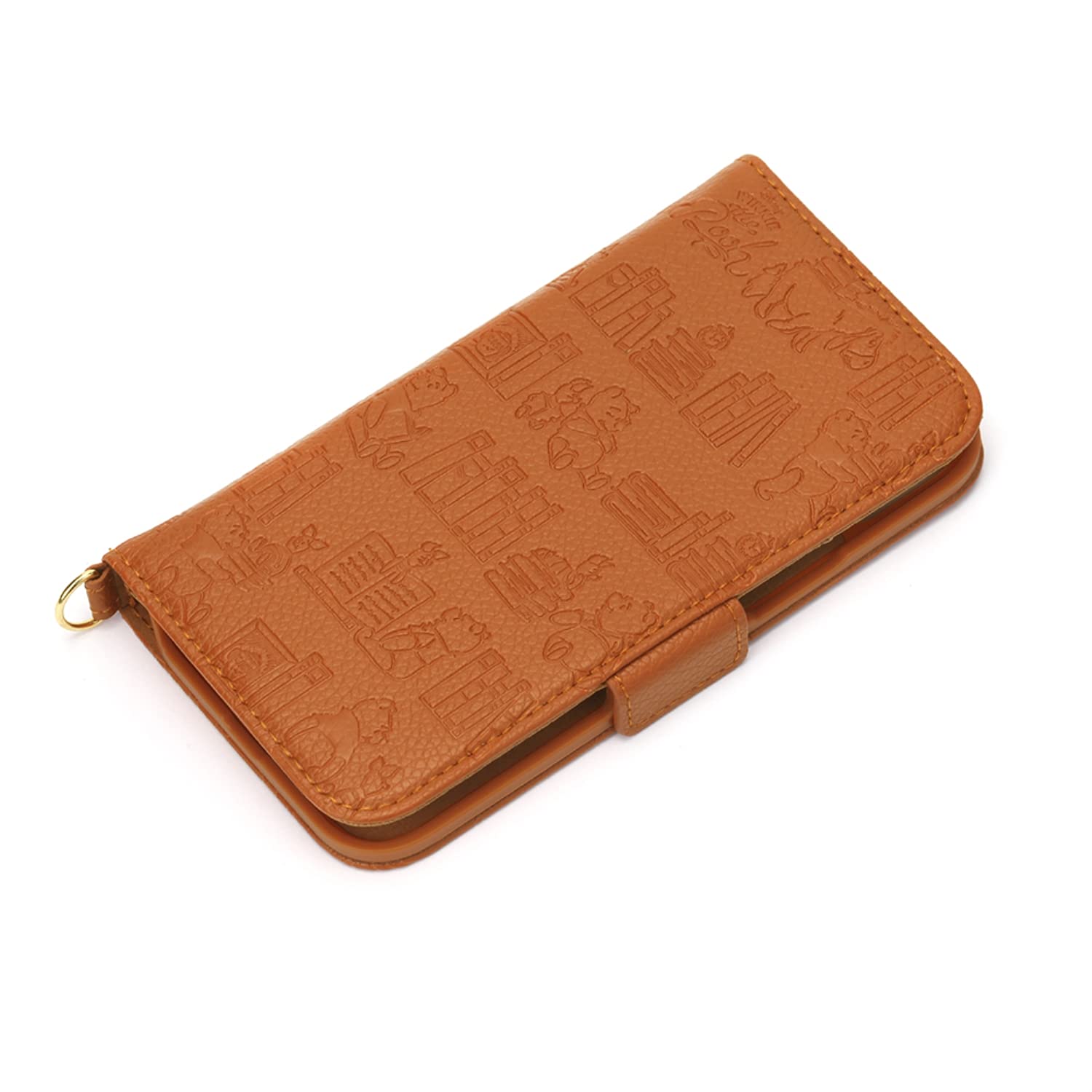 Premium Style iPhone 13 mini用 フリップカバー [くまのプーさん] PG-DFP21J02POO