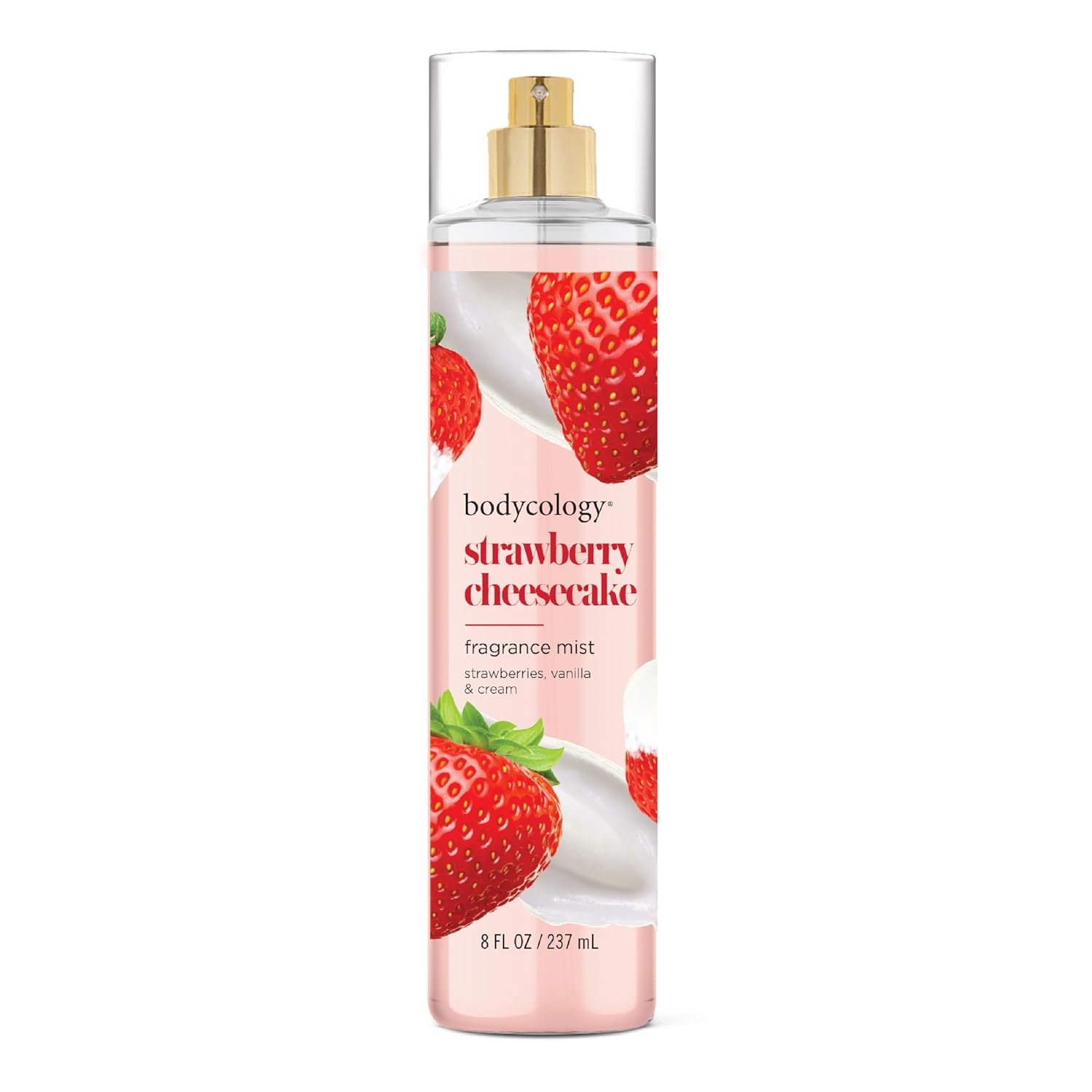Bodycology Long-Lasting Fragrance Body Mist, Strawberry Cheesecake, 8 fl oz Bodycology Long-Lasting Fragrance Body Mist, Strawberry Cheesecake, 8 fl oz