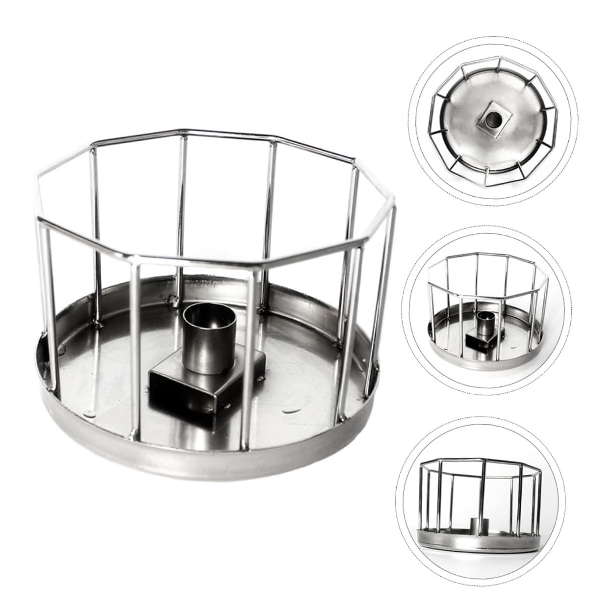 TOYANDONA Fuente De Agua Potable Automática Bebedero para Reptiles Comedero para Tortugas Barba De Dragón De Acero Inoxidable para Terrario