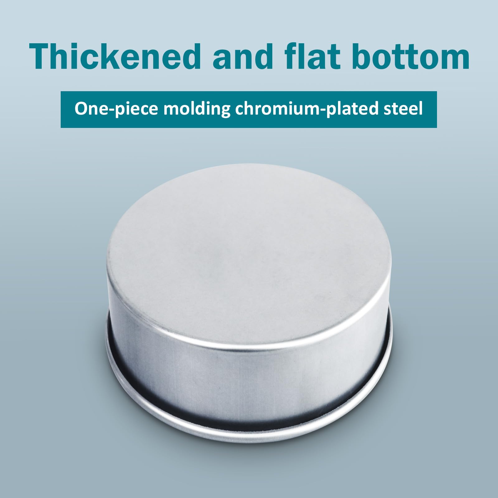 Lab Sieve Pan with Lid - Chromium Steel -4