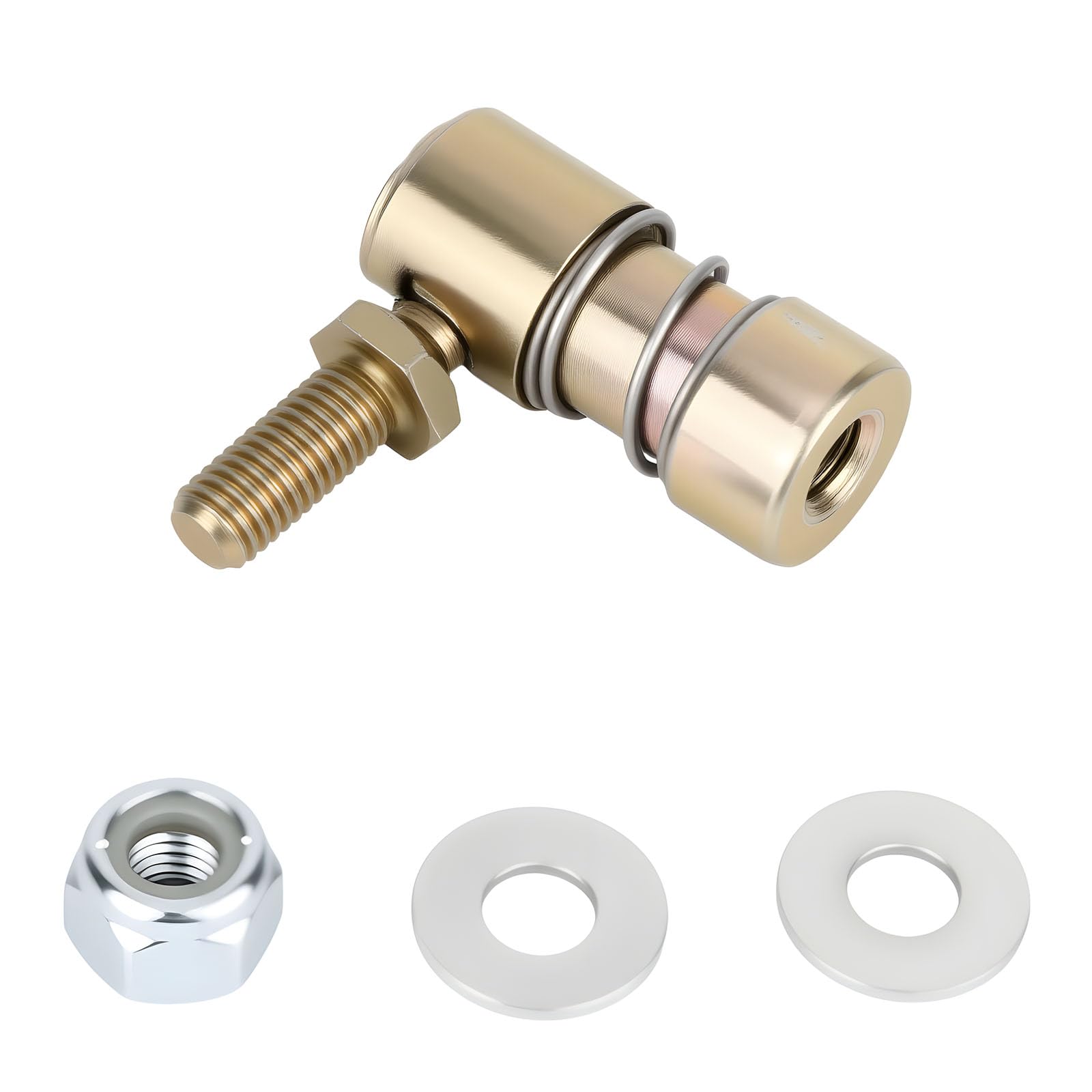 Throttle Cable Ball End, 1/4-28" Female Thread Quick Release Ball Joint Automotive Throttle Disconnect Device Steel Carburetor Linkage Connector Abrasion-Resistant &amp; Reliable