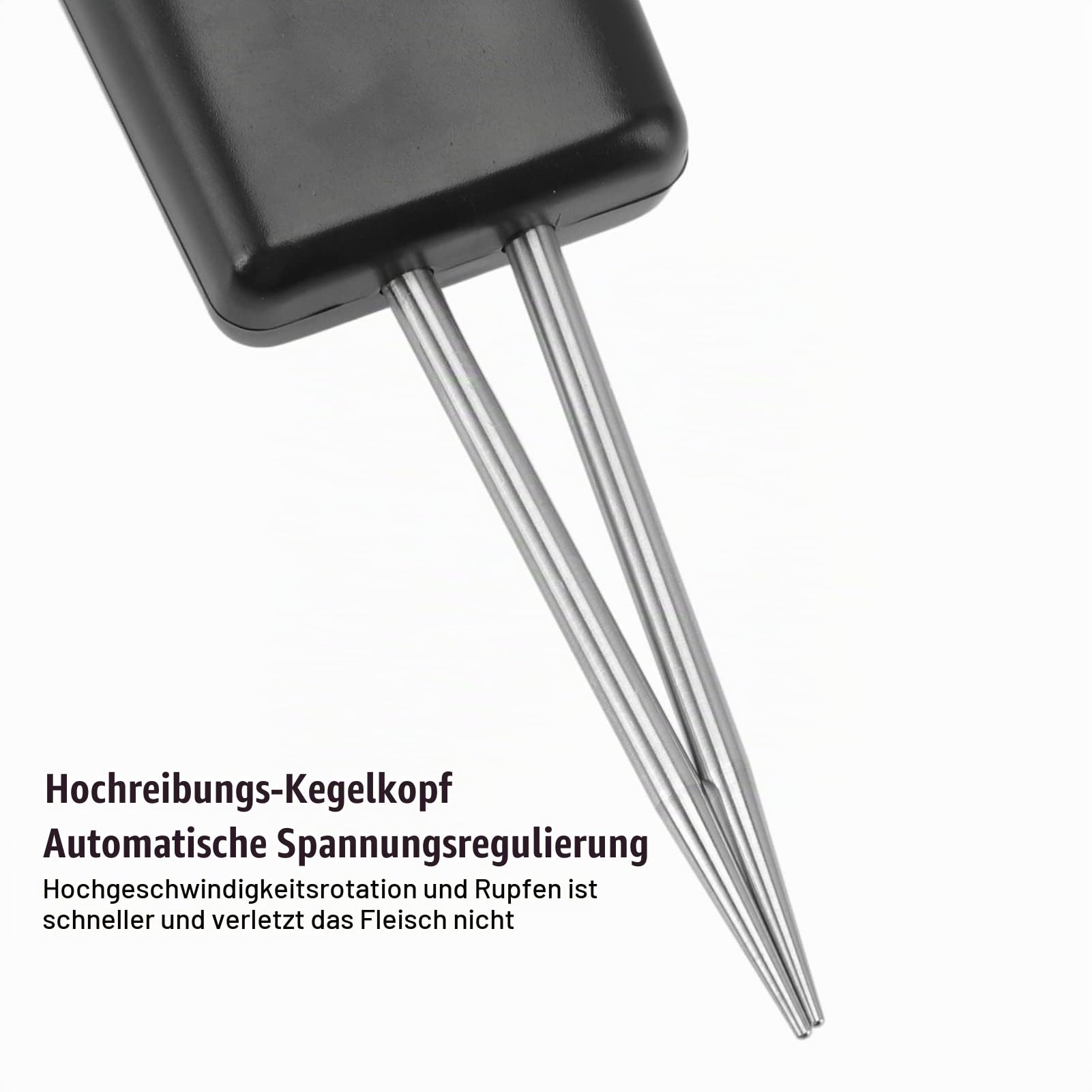 Focket Handgeführte Hühnerrupfmaschine, 100 240V wiederaufladbare elektrische Federentfernung, professioneller Geflügelrupf Federentferner für Gans, Pute, Vogel, Ente, automatisch, tragba