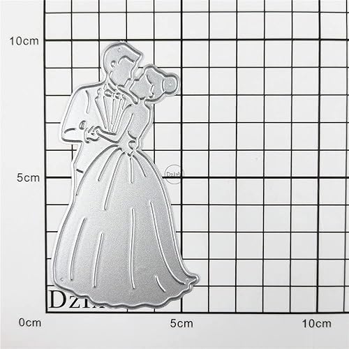 Miniatura 3 de DzIxY Juego de troqueles de corte de metal para novia, para hacer tarjetas, juegos de troqueles de papel en relieve, plantillas para máquina de