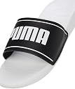 Puma unisex-adult Slide Max White-Black Slide Sandal - 10 UK (39453704) gallery image