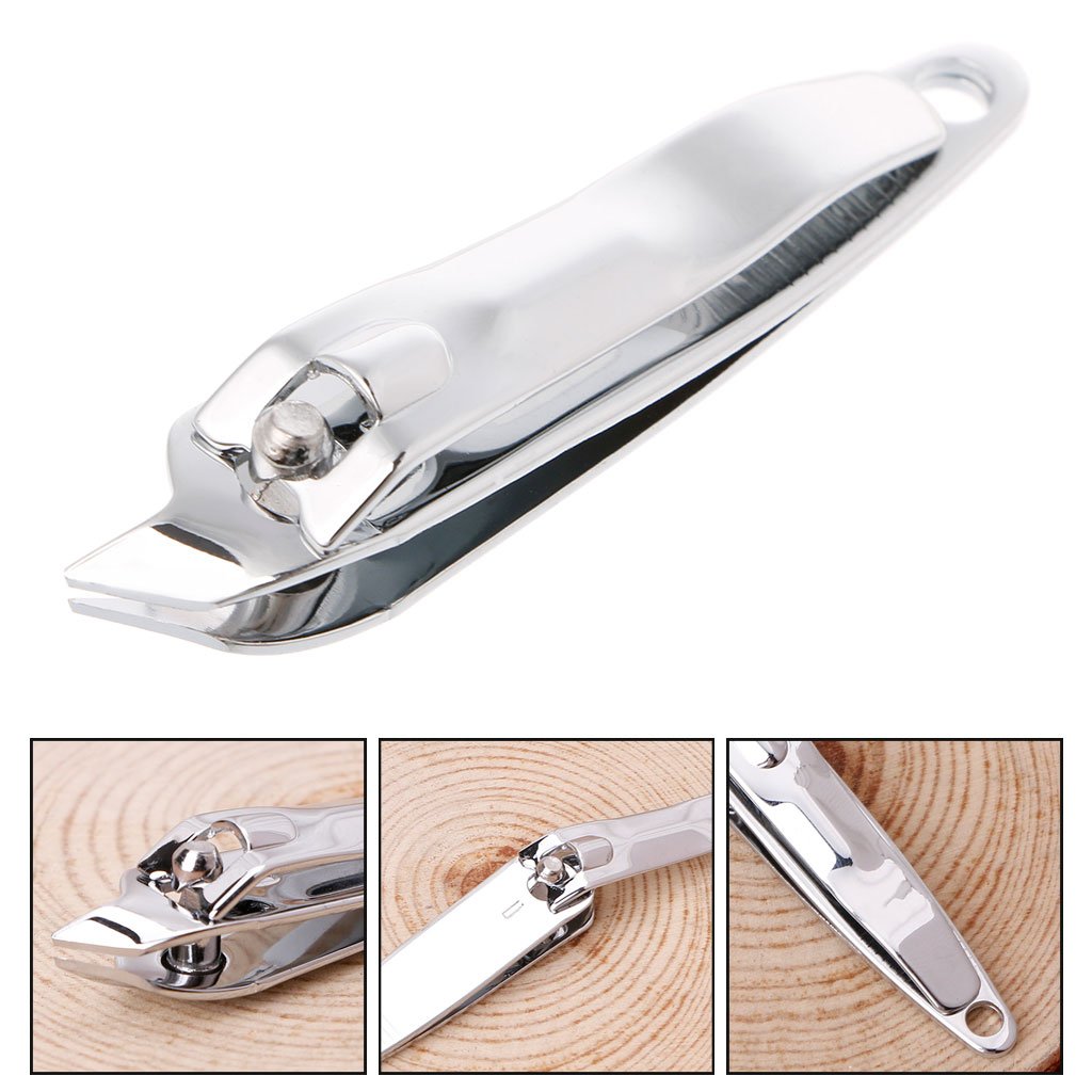 Stainless Steel Finger Toe Nail Trimmer Manicure Nail Scissors Straight Edge Nail