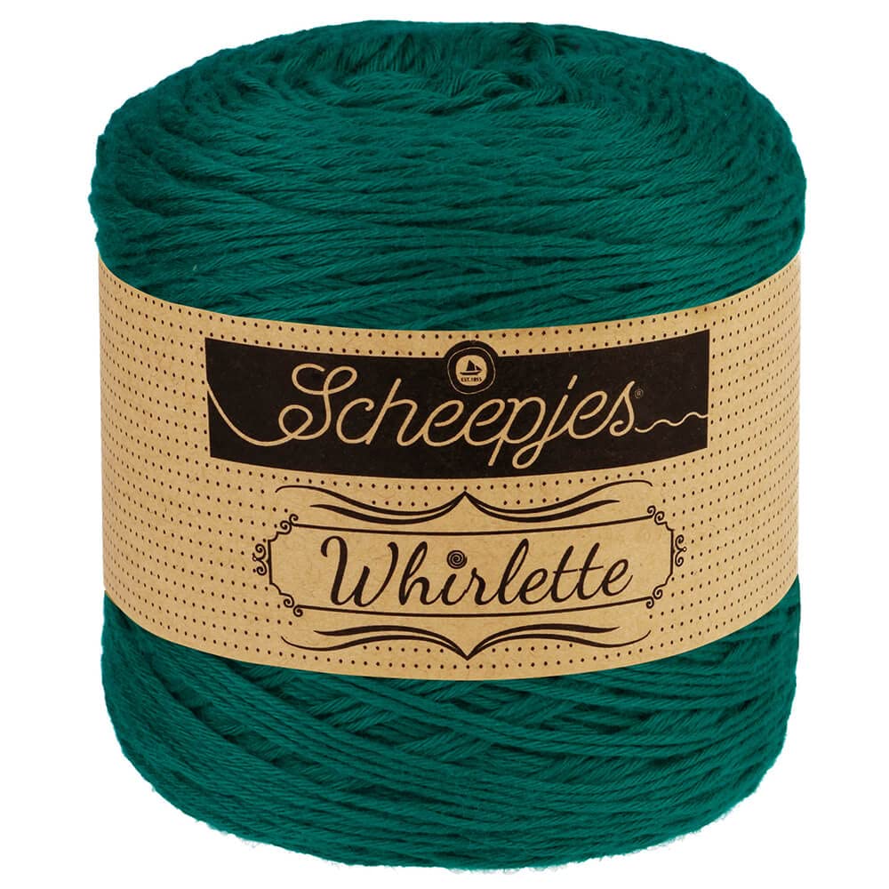 Yarn Whirlette in Spearmint (879) - Soft Cotton and Acrylic Blend, 445m/505yds, Perfect for Knitting and Crocheting