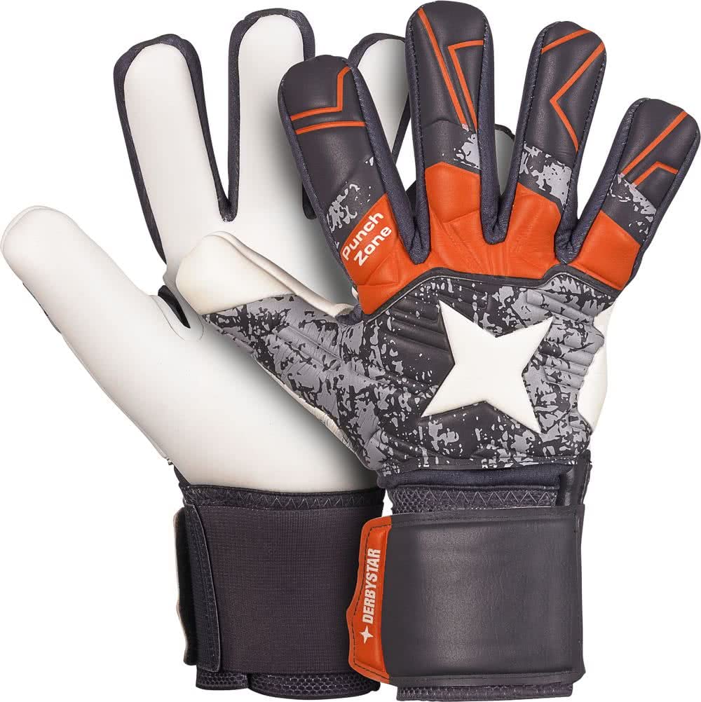 Derbystar Gloves-502012 Gloves Gray/Orange 5