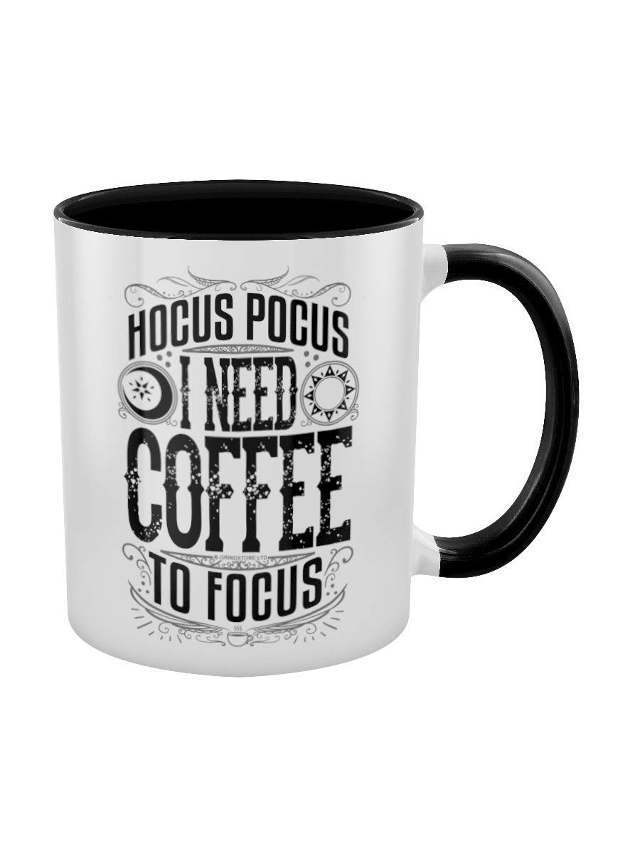 Puckator Hocus Pocus Tasse – Schwarzer Kessel-Design Aus Dolomit-Keramik