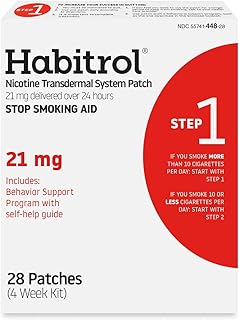 Habitrol Nicotine Transdermal System Patch | Stop Smoking Aid | Step 1 (...