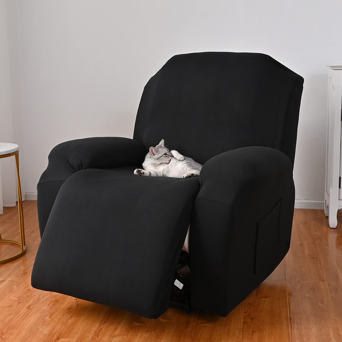 Fluwelen stretch bankhoes 1 kussen bankhoezen Fauteuilhoezen voor