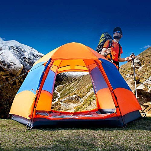 Carpa automática hexagonal GeRRiT para camping 240x240x135cm miniatura 3