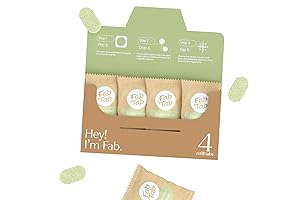 Plant-Based, Organic FabTabAll-Natural Bathroom Cleaner Tablets