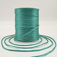 Vista 17 de 2 mm 330 Pies de Cordón de Nylon Satinado para Hacer Joyería, Pulseras, Collares, Hilo para Enhebrar, Rattail, Macramé, Kumihimo, Nudo Chino