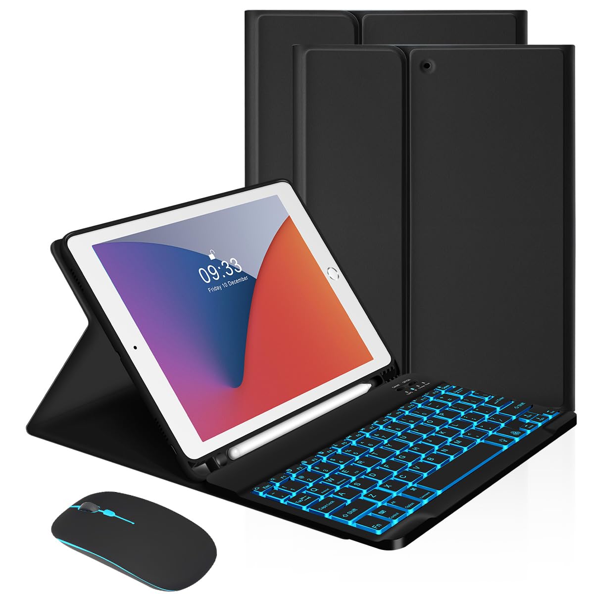 Amazon.co.jp: LAMA iPad キーボードケース マウス付き 10.2インチ 第9