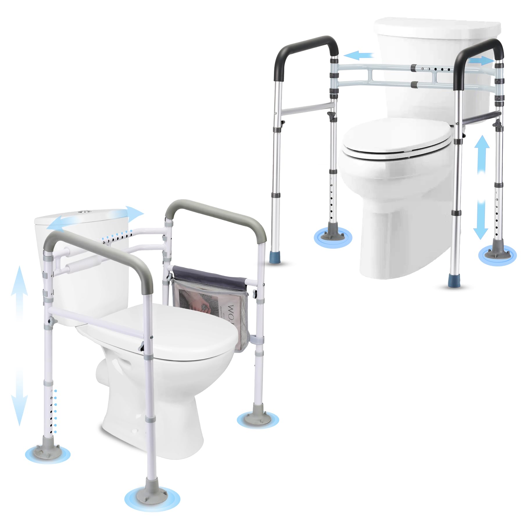 Coelineao 2 Toilet Safety Rails