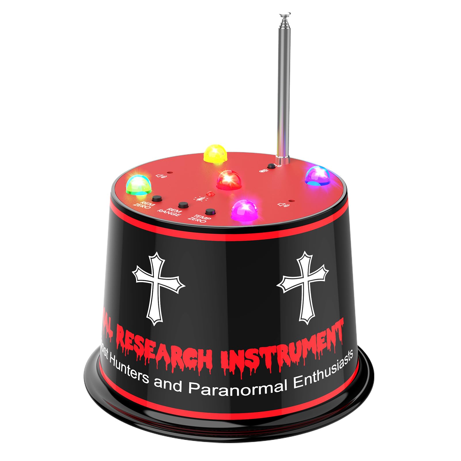 Equipo de caza de fantasmas mejorado 2026: detector EMF mejorado con amplificador de campo magnético avanzado y ATDD de precisión de ± 1 °C, calibración automática, sensibilidad de 5 niveles, batería