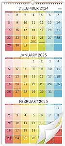 2025 Wall Calendar 3 Month Calendar 2025 Vertical, Dec